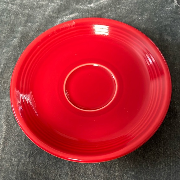 Fiesta Fiestaware Saucer Red - Picture 1 of 3
